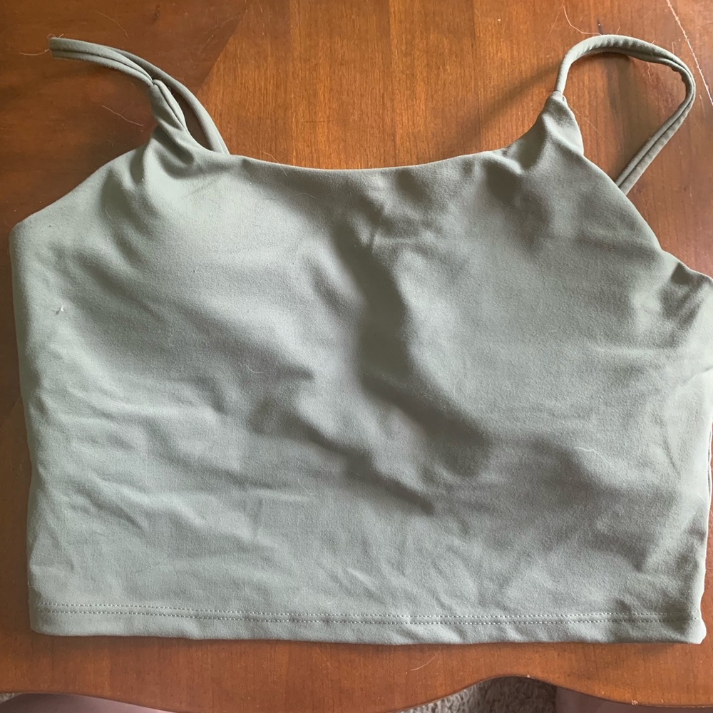 Free Spirit Built In Crop Sports Bra